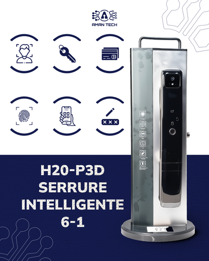 H20-P3D – Serrure Intelligente 6 en 1