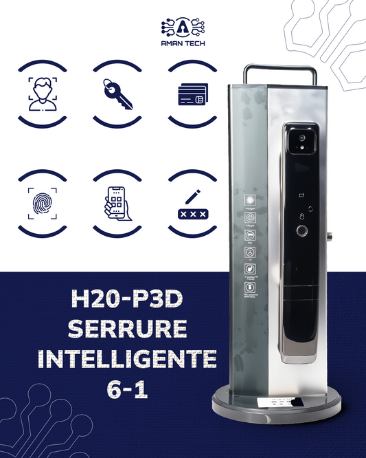 H20-P3D – Serrure Intelligente 6 en 1